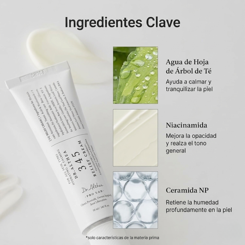 Dr. Althea 345 Relief Cream — Restaura tu piel después del acné